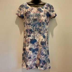 Hessnatur‎ Organic Linen Floral Shift Dress | US 4
